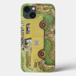 猫のサファリ iPhone 13ケース