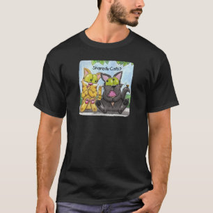 猫のシェアディ間抜けーとティグ Tシャツ