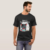 猫のシェフやパン職人 Tシャツ (正面フル)