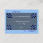 猫のシェフ 名刺 (裏面)