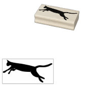 猫のシルエットアートスタンプ ラバースタンプ (押印)