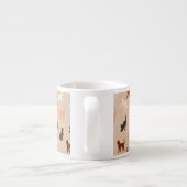 猫のシルエット エスプレッソカップ (裏面)