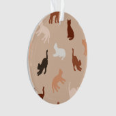 猫のシルエット オーナメント (正面)