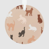 猫のシルエット オーナメント (裏面)