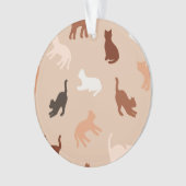 猫のシルエット オーナメント (正面)