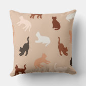 猫のシルエット クッション (裏面)