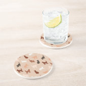 猫のシルエット コースター (側面)