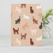 猫のシルエット シーズンカード (スタンド正面)