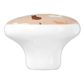 猫のシルエット セラミックノブ (側面)