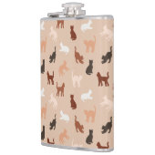 猫のシルエット フラスク (左)