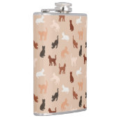 猫のシルエット フラスク (右)