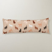 猫のシルエット ボディピロー (裏面)