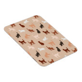 猫のシルエット マグネット (右側)