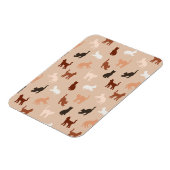 猫のシルエット マグネット (左側)