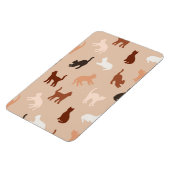 猫のシルエット マグネット (左側)