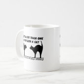 猫のスキン可愛いマグカップ  冗談 コーヒーマグカップ (正面左)
