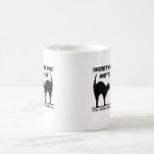 猫のスキン可愛いマグカップ  冗談 コーヒーマグカップ (中央)