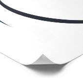 猫のスケッチ(小) ポスター (角)