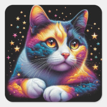 猫のステッカーの夢！