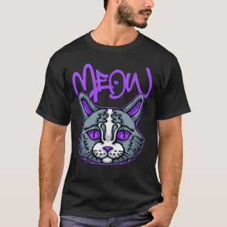 猫のストリートウェア Tシャツ