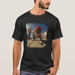 猫のストリートフォトグラフィートラップミュージック 猫 Tシャツ