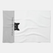 猫のスニーカーが欲しい キッチンタオル (横)