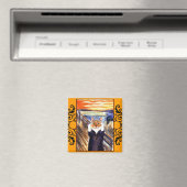 猫のスプオブマグネット、エドバード・ムンチの叫び マグネット (インサイチュ (食洗機))