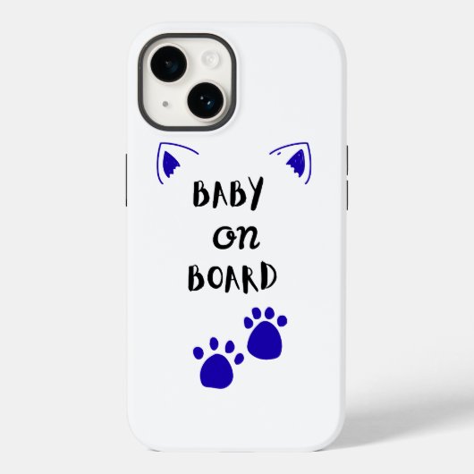 猫のスマホケース Case-Mate iPhoneケース (裏面)