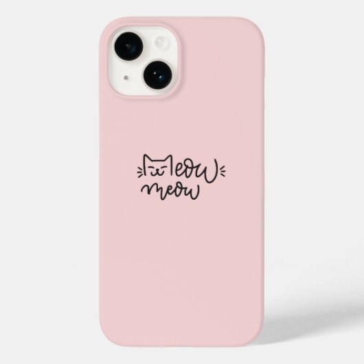 猫のスマホケース Case-Mate iPhoneケース (裏面)