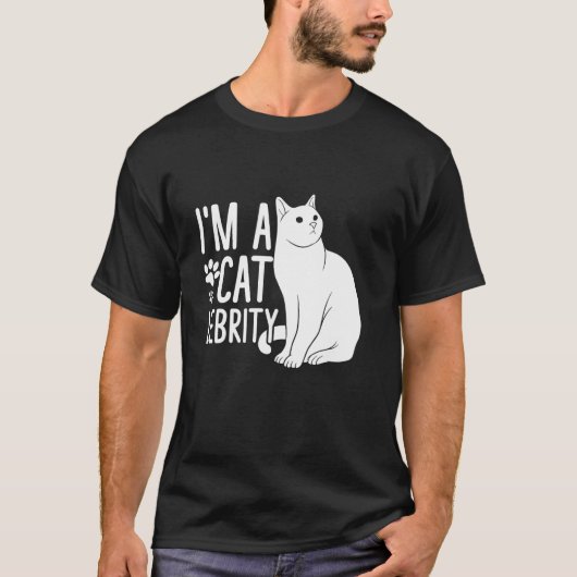猫のセレブママ Tシャツ (正面)