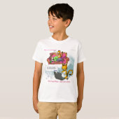 猫のソーシャルメディア面白グッズ Tシャツ (正面フル)