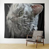 猫のタペストリー タペストリー (インサイチュ(横))