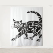 猫のタペストリー タペストリー (正面)