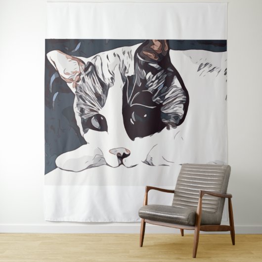 猫のタペストリー タペストリー (インサイチュ)