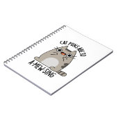 猫のダジャレはとってもアモーシング 面白い動物のダジャレ ノートブック (左側)