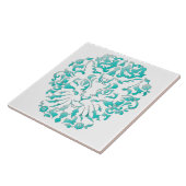 猫のダマスク織のセラミックタイル タイル (側面)