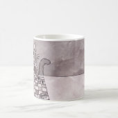 猫のチェスのマグ コーヒーマグカップ (中央)