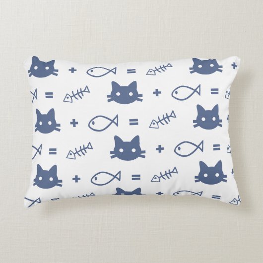 猫のテーマ アクセントクッション (正面)