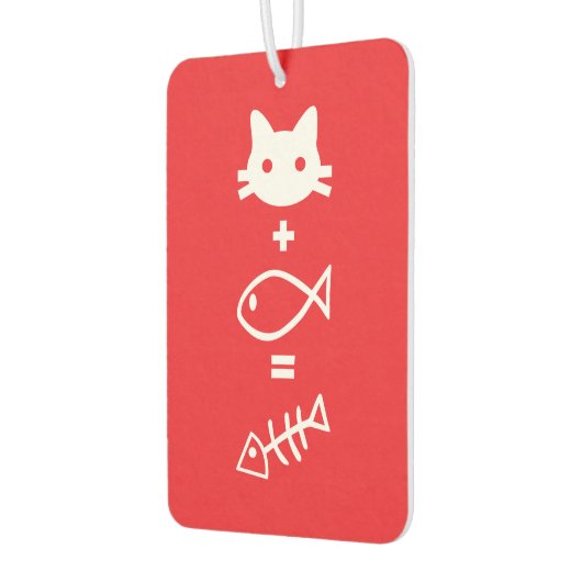 猫のテーマ カーエアーフレッシュナー (左)