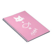 猫のテーマ ノートブック (右側)