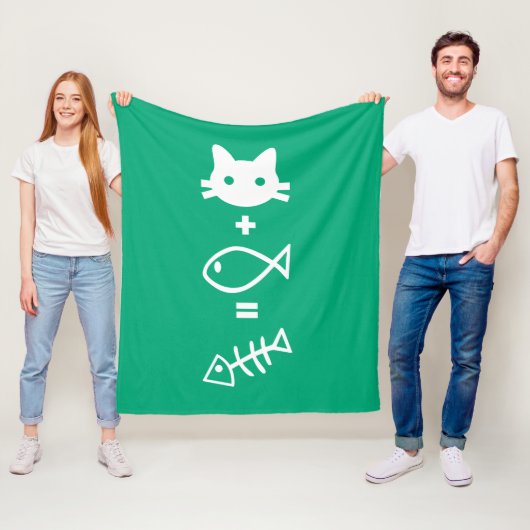 猫のテーマ フリースブランケット (インサイチュ)