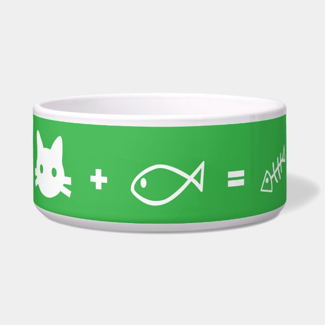 猫のテーマ ボウル (正面)