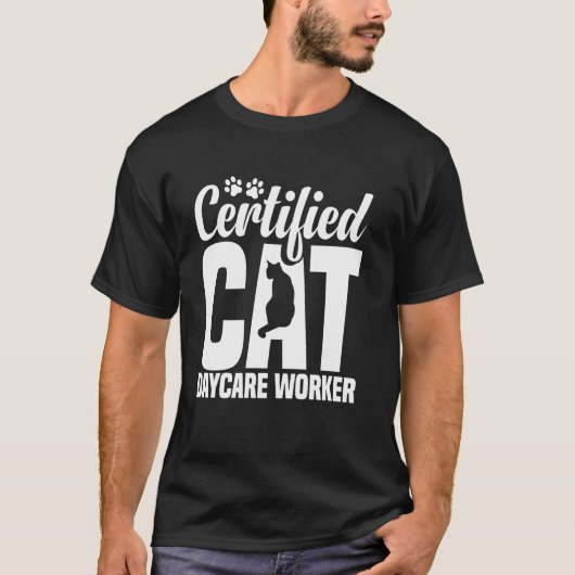 猫のデイケアセンター 子猫のデイケア必需品 デイケア Tシャツ (正面)