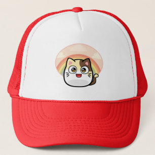 猫のデザインプロダクトとしてブーイング キャップ
