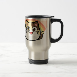 猫のデザインプロダクトとしてブーイング トラベルマグ