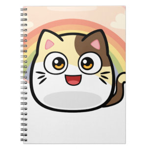猫のデザインプロダクトとしてブーイング ノートブック