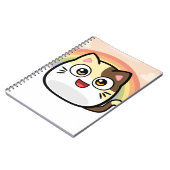 猫のデザインプロダクトとしてブーイング ノートブック (左側)