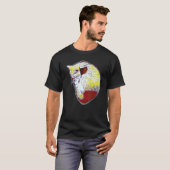 猫のデジタル抽象画 29 Tシャツ (正面フル)