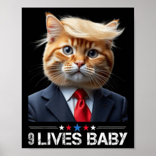 猫のトランプ 9 つの命の赤ちゃん _2 ポスター