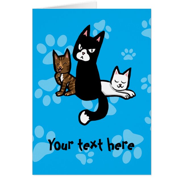 猫のトリオ (正面)